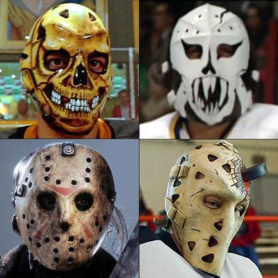 1967 -Bruins Goalie Gerry Cheevers wears a mask for the first time in an  NHL game.