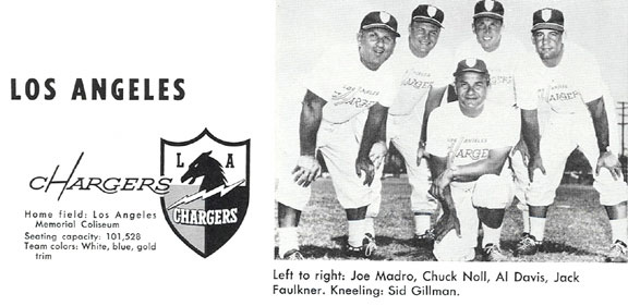 1960 los angeles chargers